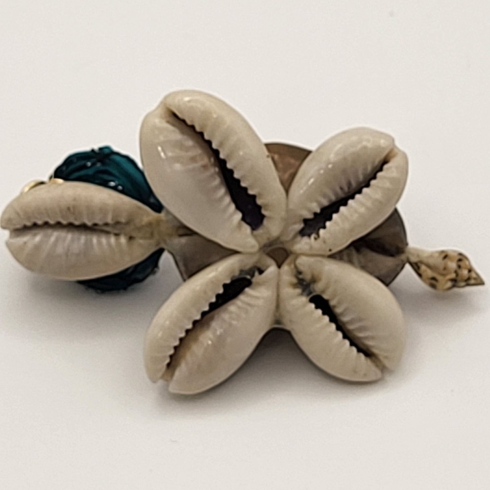 Handcrafted Shell Googly Eye Turtle Figurine Blue Hat Gold Glasses Miniature - Picture 5 of 7